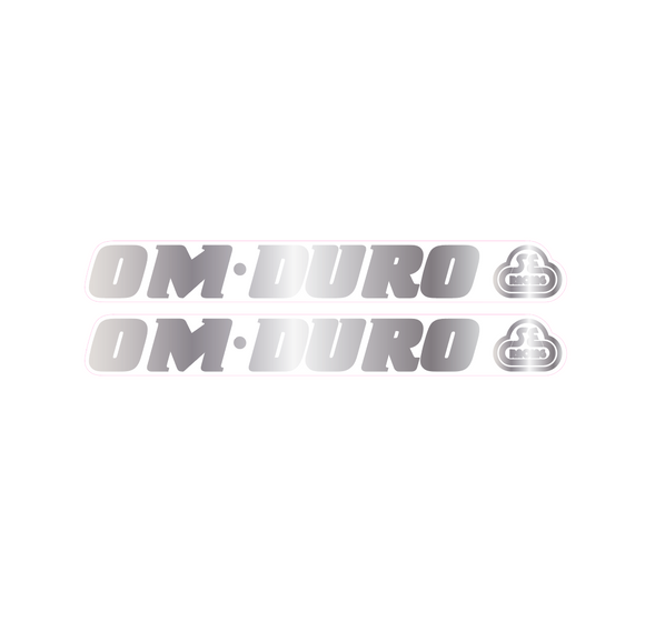 SE Racing - OM Duro (SE Bubble logo) down tube decal - chrome