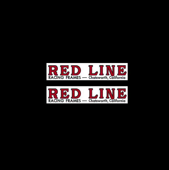 Redline - Chatsworth Fork decals - for STEEL FORK