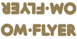 SE Racing - OM Flyer down tube decal - gold die cut