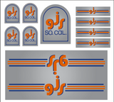 GJS - Gen 3  - chrome decal set - OVERSIZED