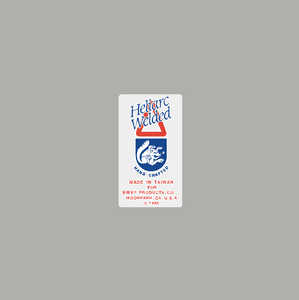 1986 Mongoose "Heliarc welded" seat mast decal