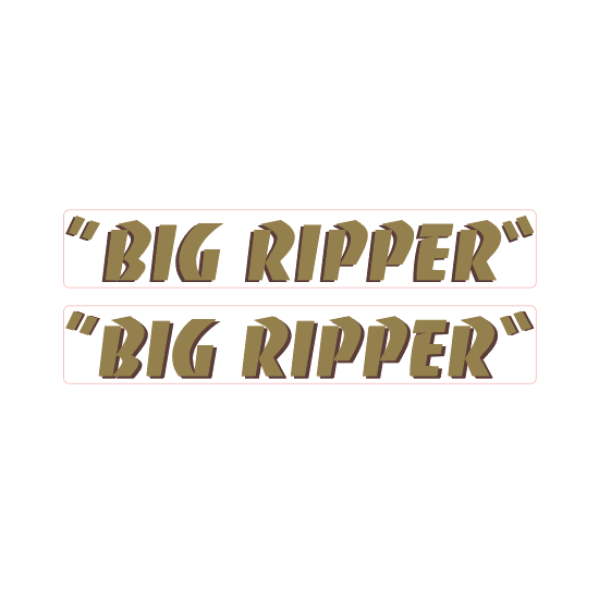 Big sales ripper stickers