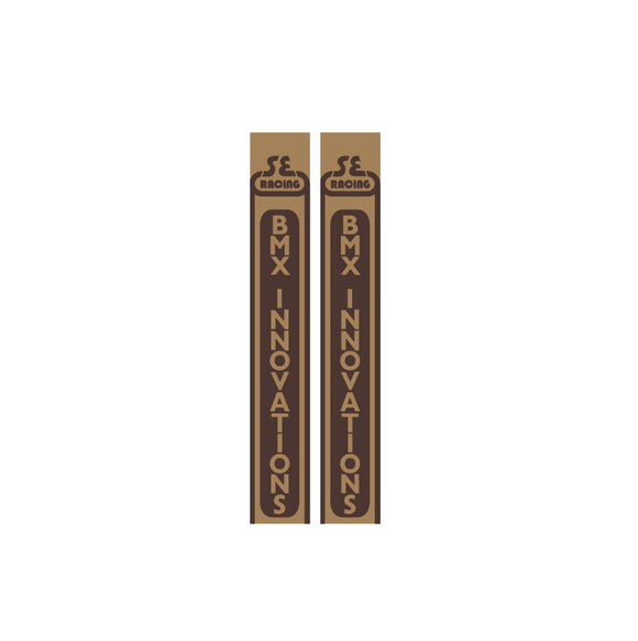 SE Racing - BMX Innovations fork set - 2nd gen. tan/brown