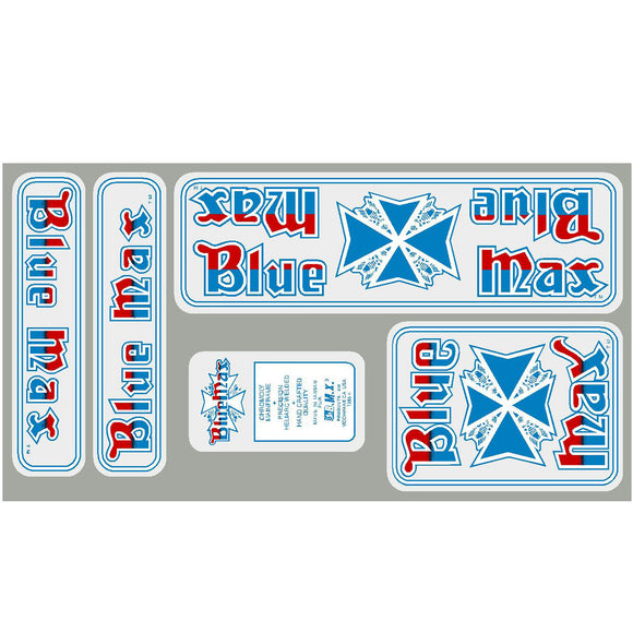 1986 Blue Max Decal set - on clear