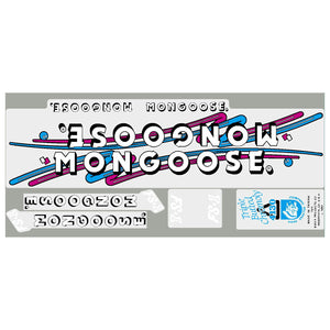 1986 Mongoose - FS-1 Freestyle decal set