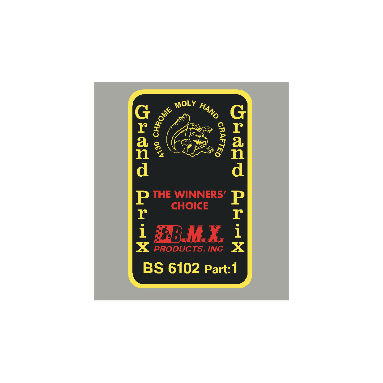 1983-84 Mongoose - Grand Prix decal set | BMX Products USA