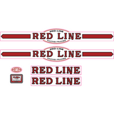 Redline Pro-Line early font decal set - red