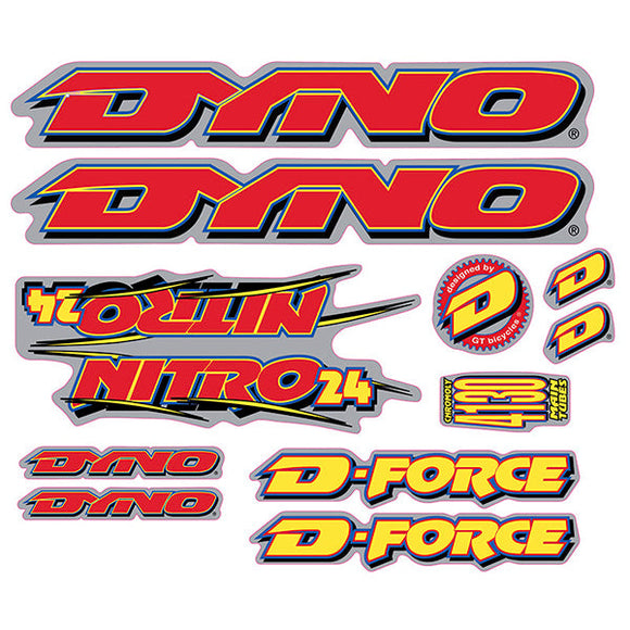 thumbnail image 2 of 1995 Dyno VFR Decal Set - For Chrome Frame BMX - Original Style Stickers 2 of 6