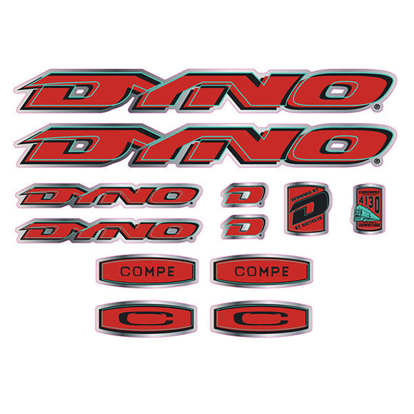 1998 DYNO - Compe red decal set