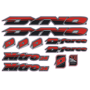 1998 DYNO NITRO 24 decal set BMX Products USA