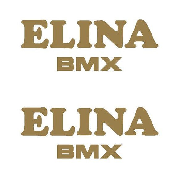 Elina - Bmx Seat Decal Set Old School Bmx