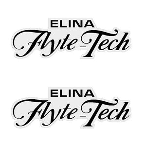 Elina - Flyte Tech Black Seat Decal Set Old School Bmx