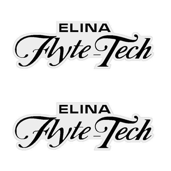 Elina - Flyte Tech Black Seat Decal Set Old School Bmx
