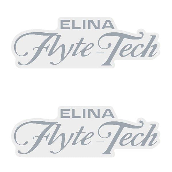 Elina - Flyte Tech Chrome Seat Decal Set Old School Bmx