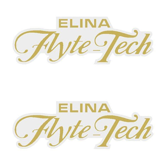 Elina - Flyte Tech Gold Seat Decal Set Old School Bmx