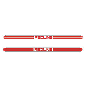 Redline Gen 1 White with Red logo - Flight crank decal set