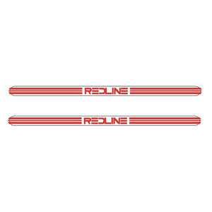 Redline Gen 1 White with Red logo - Flight crank decal set