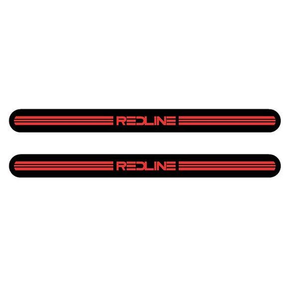 Redline Gen 2 Black with Red logo - Flight crank decal set