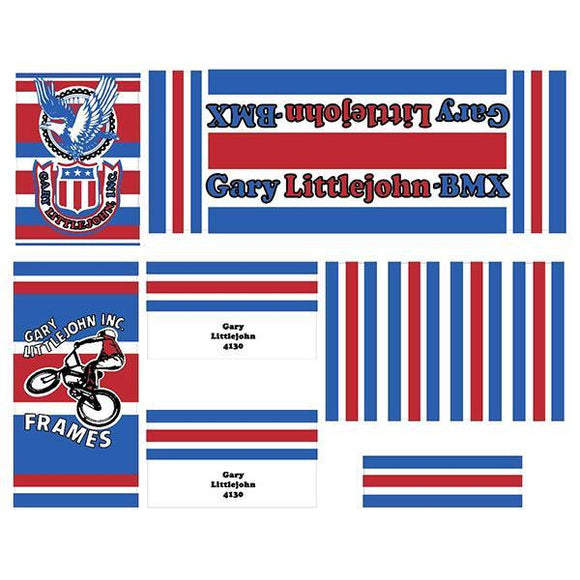 Gary Littlejohn BMX - CRUISER - decal set