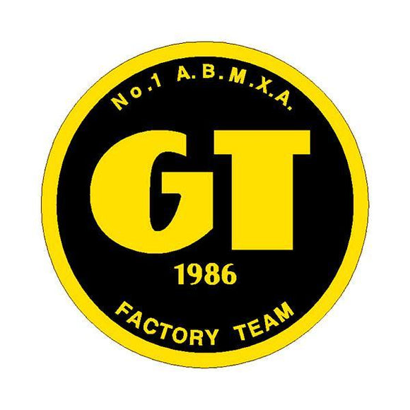 1986 GT BMX Factory Team decal