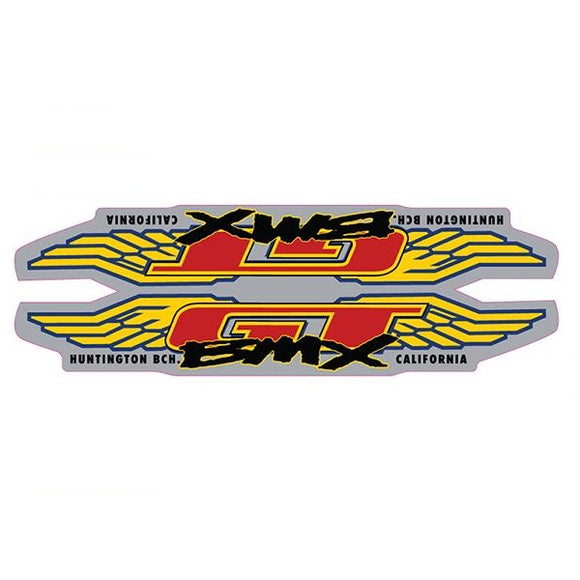 1993 GT BMX - Mach One - down tube decal