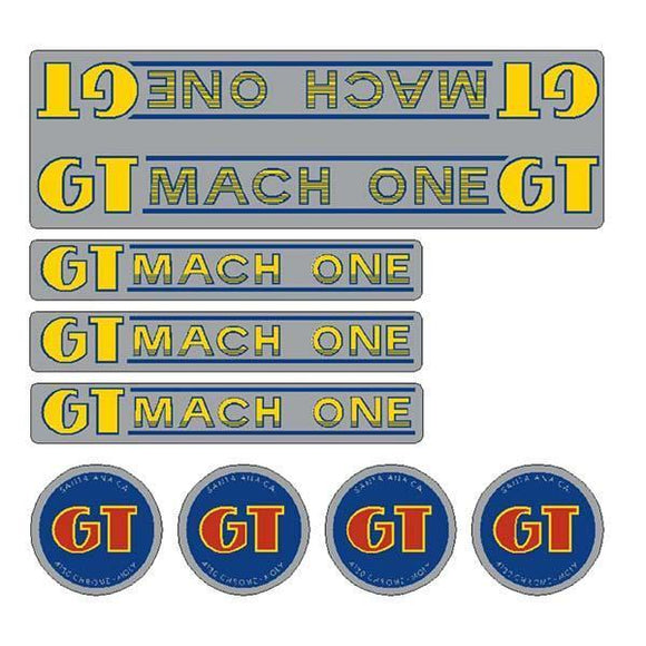 Gt - 84-85 Mach One Chrome Decal Set Old School Bmx Decal-Set