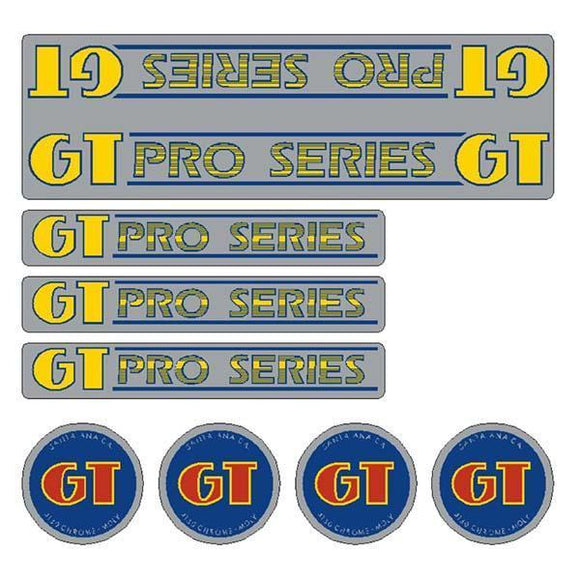 Gt - 84-85 Pro Series Chrome -Decal Set Old School Bmx Decal-Set