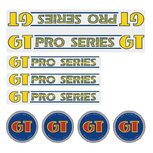 1984-85 GT BMX - Pro Series decal set - clear