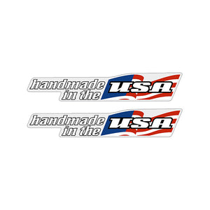 GT BMX - 90's "HANDMADE IN THE USA" FLAG chainstay decals