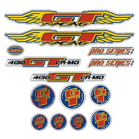 1998 GT BMX Pro Series 24 - Clear decal set