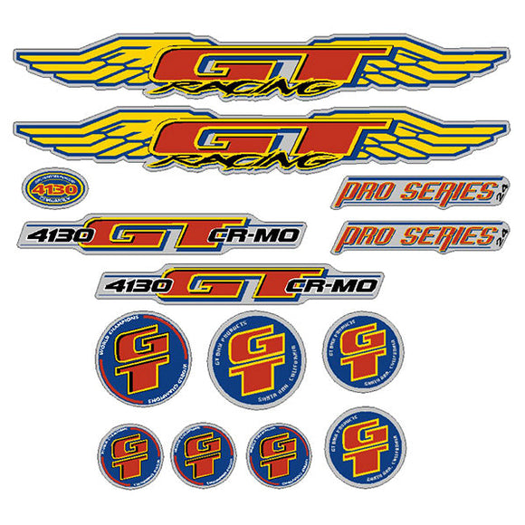 1998 GT BMX - Pro Series 24 - Chrome decal set