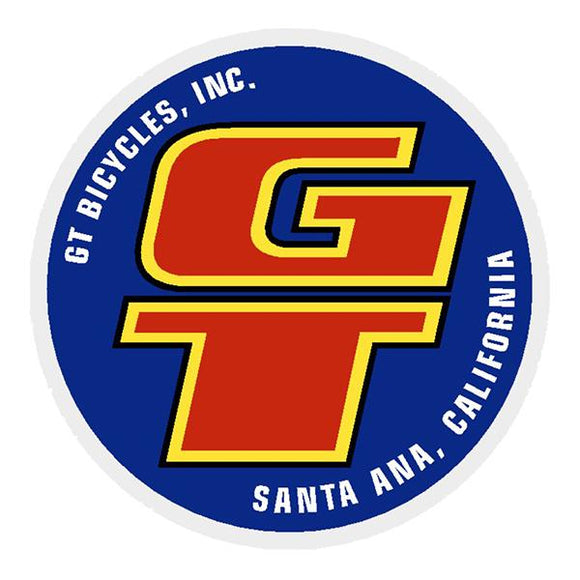 GT BMX -Santa Ana head & seat tube decal - NEW FONT