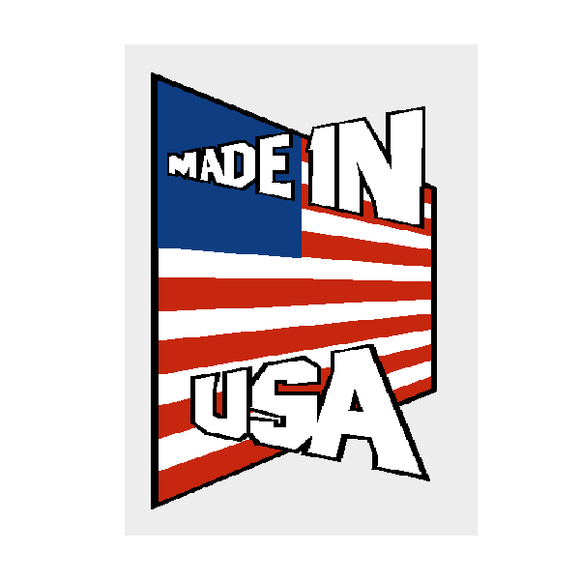 GT - MADE IN USA - seat tube decal