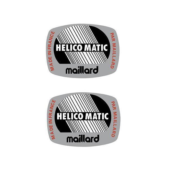 Maillard Helicomatic (Pair) Hub Decals - Old School Bmx Decal