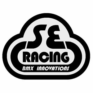 SE Racing - 2nd gen. head tube decal - black/clear