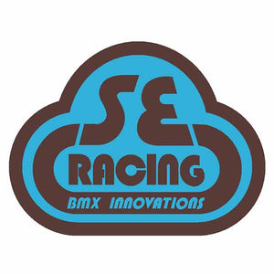 SE Racing - 2nd gen. head tube decal - blue/brown