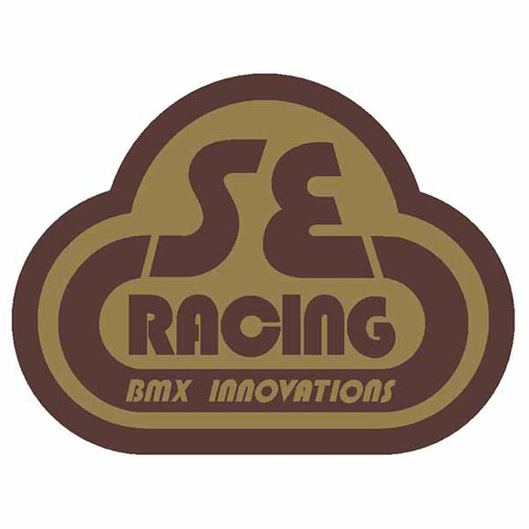 SE Racing - 2nd gen. head tube decal - gold/brown