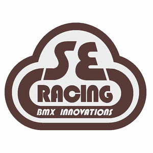 2nd gen. SE Racing head tube decal - brown/clear