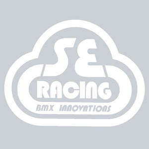 SE Racing - 2nd gen. head tube decal - white/clear