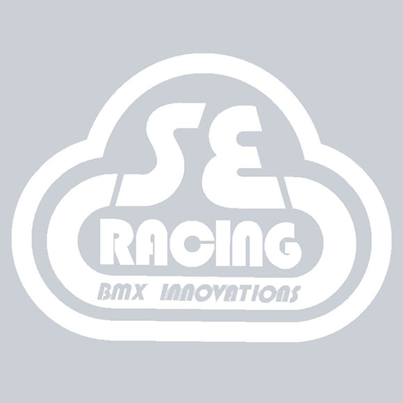 SE Racing - 2nd gen. head tube decal - white/clear