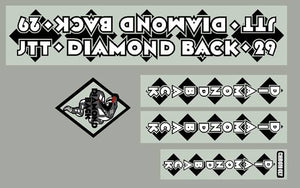 Diamond Back - JTT 29 - Snake decal set - custom