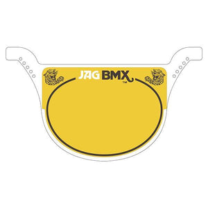 Jag Race Plate White - Old School Bmx