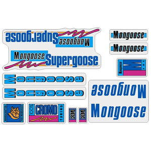 1989 Mongoose - Supergoose - Decal set