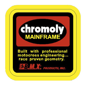 Mongoose - 1983-84 MAIN FRAME Top Tube decal