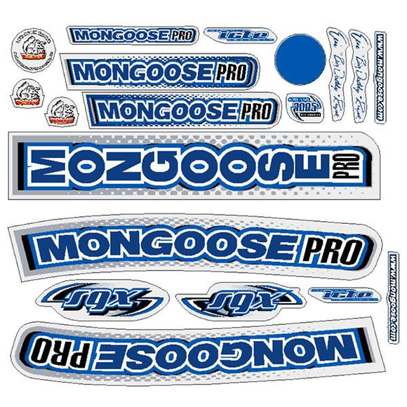 2000 Mongoose - PRO SGX Cruiser - Decal set