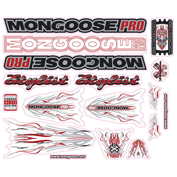 2002 Mongoose - Stylist - Decal set