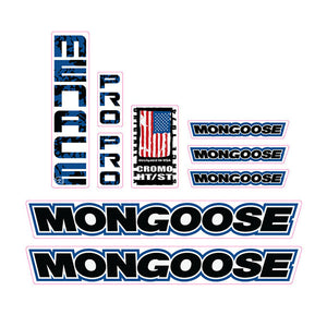 2005 Mongoose - Menace - BLUE Decal set