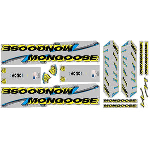 1992 Mongoose - Villain - for chrome frame Decal set