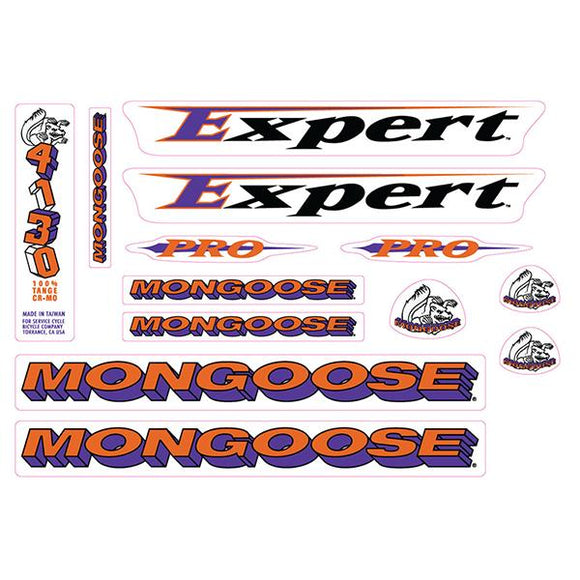 1994 Mongoose - Expert Pro Decal set
