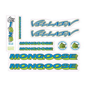1994 Mongoose - Villain Decal set